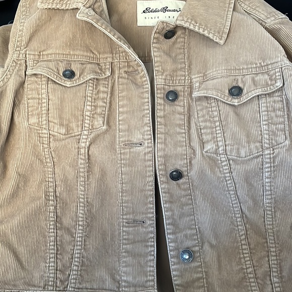 Eddie Bauer extra small brown/tan corduroy jacket - Picture 6 of 6